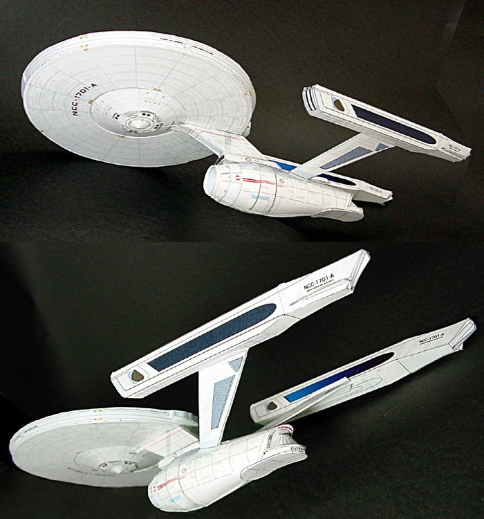 Model Kit Uss Enterprise - Star Trek U.S.S. Enterprise NCC-1701-A DIY