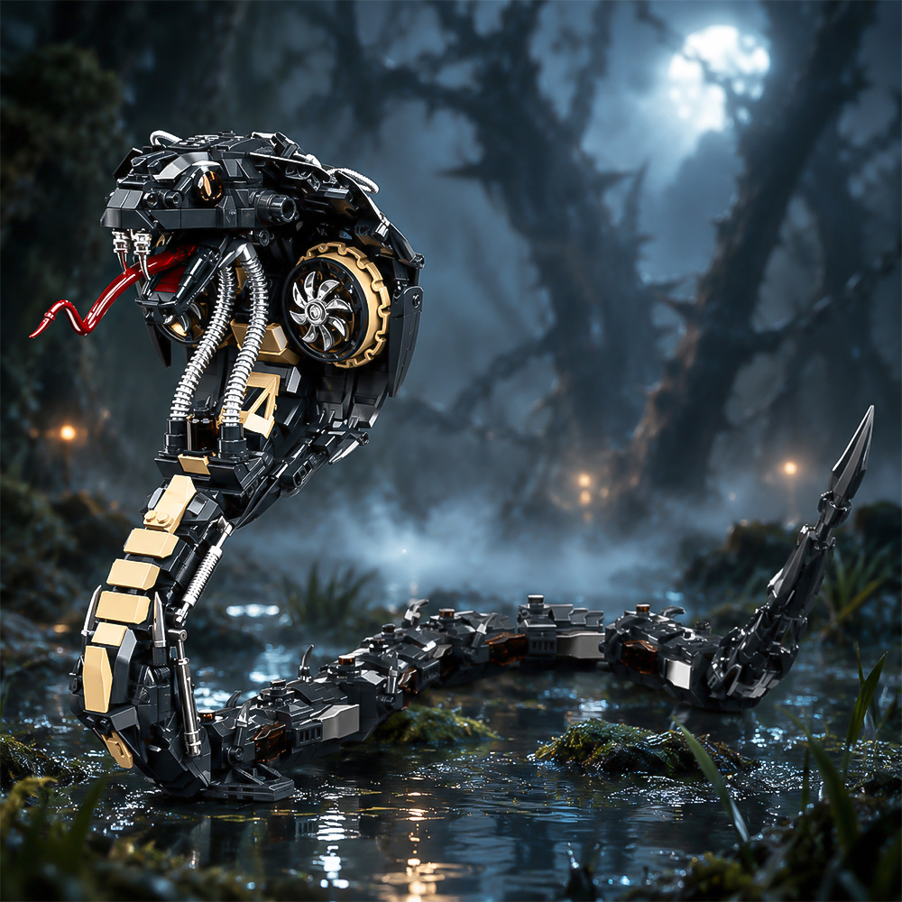 Mechanical Cobra Style Animal  - Model Kit Mecha review and price