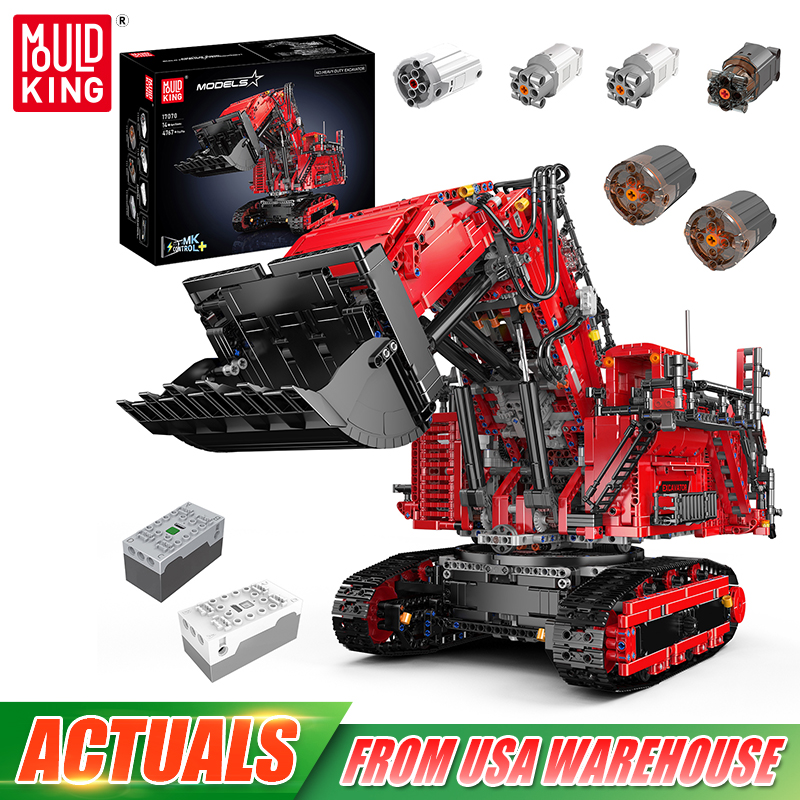 Mould King 17070 17071 Technic - Model Kit Excavator review and price
