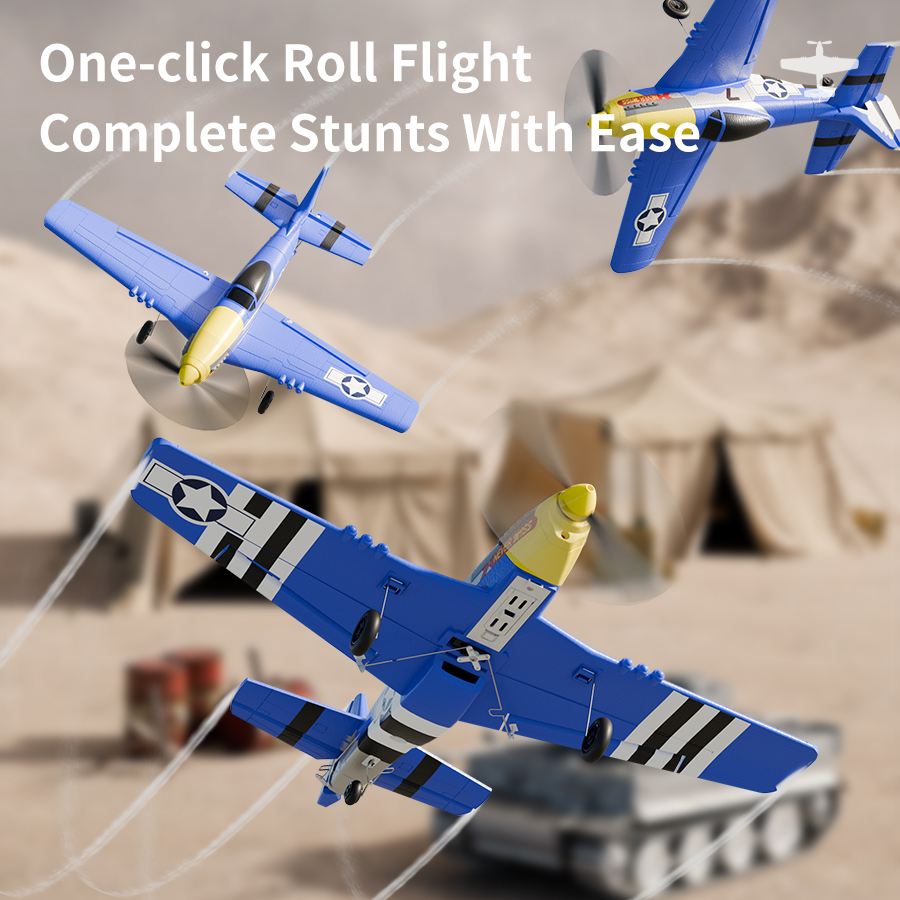 P51 Mustang RC Plane 2.4G 4CH  - Model Kit Spitfire review and price