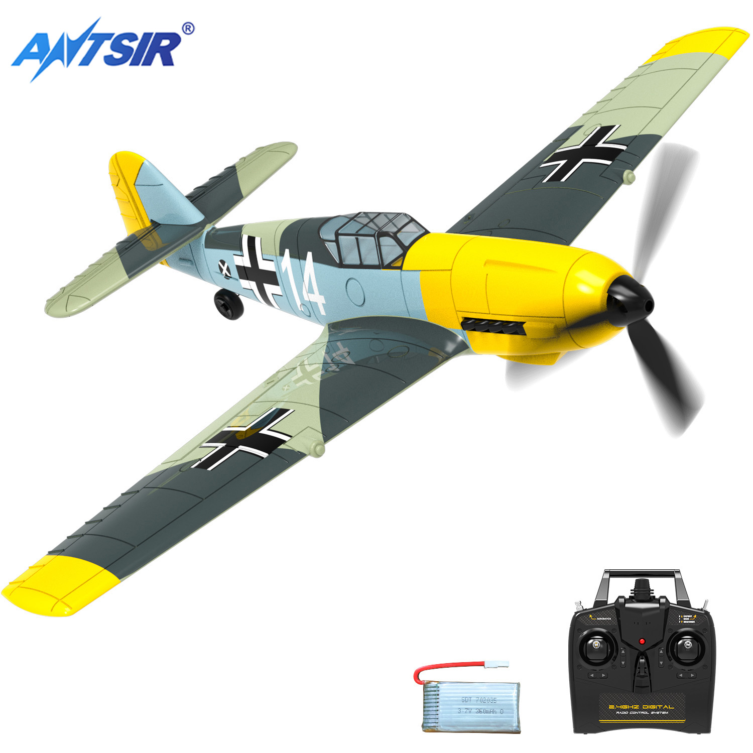 BF109 RC Plane 2.4G 4CH 400mm  - Model Kit Spitfire review and price