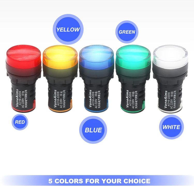 10pcs 22mm LED Indicator Light - Panel Line Marker review and price