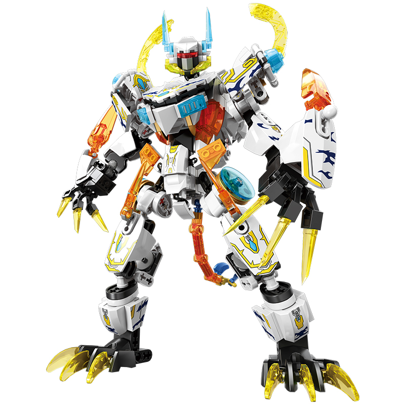 2in1 White Tiger Mecha Buildin - Model Kit Mecha review and price