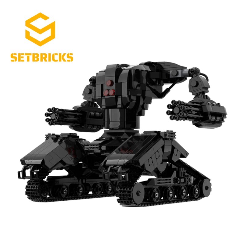 SETBRICKS MOC Mech Tank Hunter - Model Kit Robocop review and price