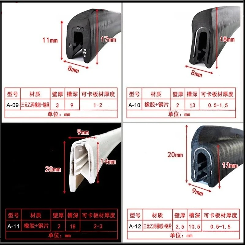 h/F/U Shape Sealing Strip EPDM - Panel Line Marker review and price