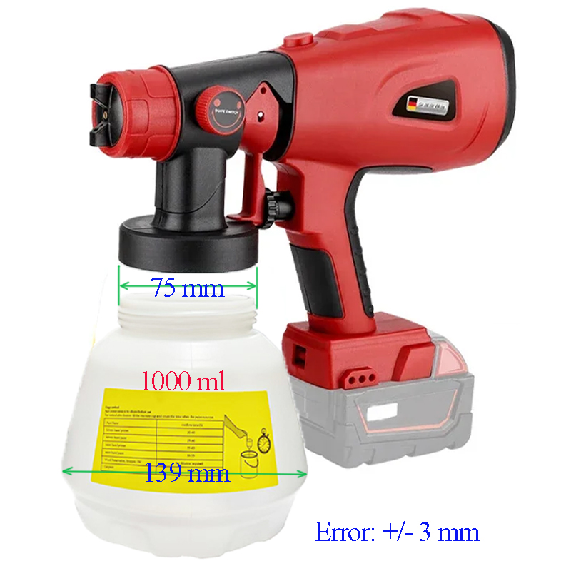 1000ml Electric Wireless Spray - Spray Can Lacquer review and price