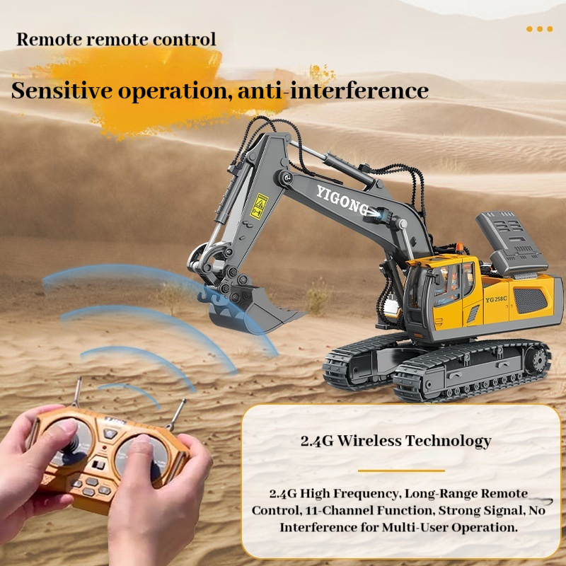 YIGONG Alloy Remote Control En - Model Kit Excavator review and price
