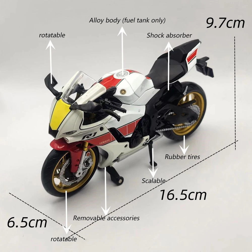 1/12 Scale Yamaha YZF-R1M Moto - Model Kit Yamaha review and price