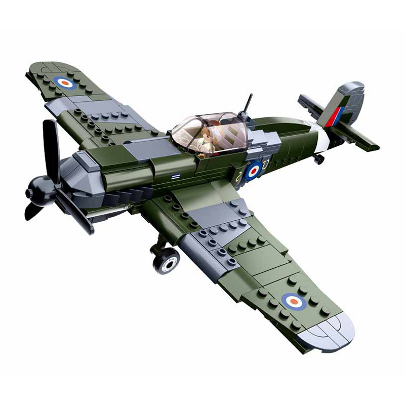 290pcs 0712 WW2 Military Spitf - Model Kit Spitfire review and price