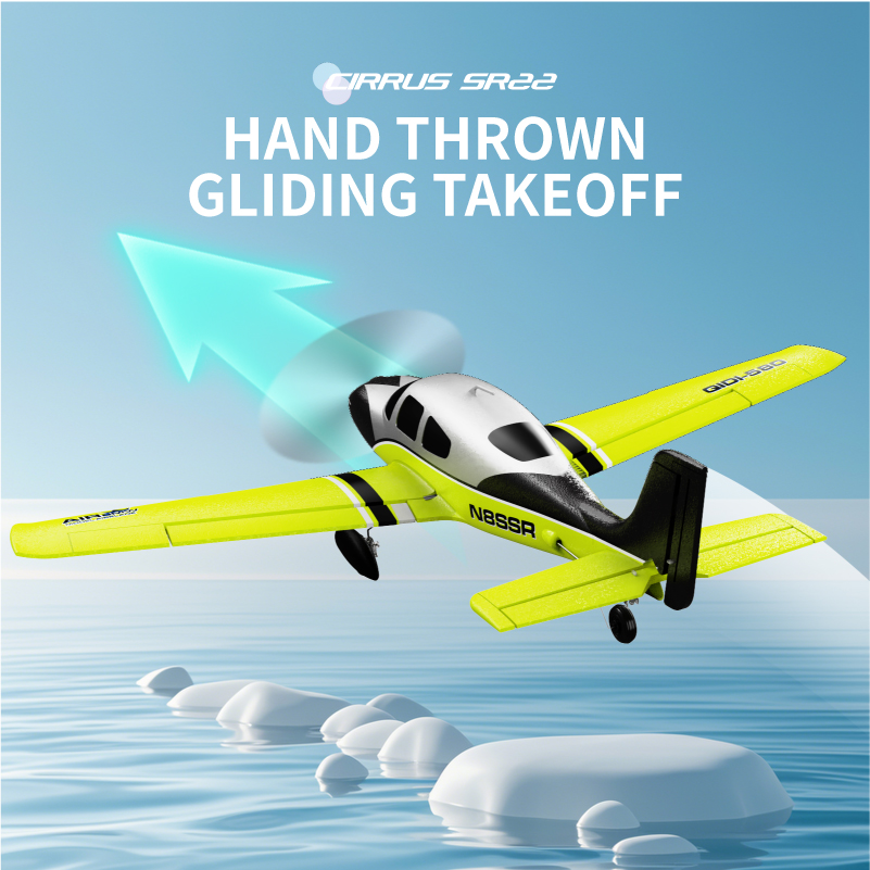 Qidi580 SR22 RC Plane 2.4G 6CH - Model Kit Spitfire review and price