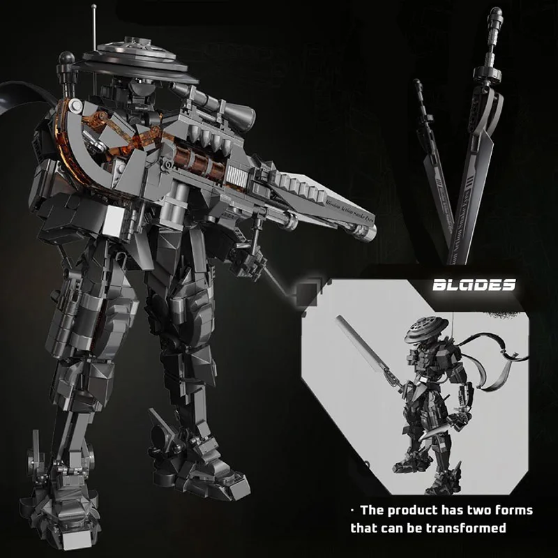 Creative 1053pcs Mech Ninja Wa - Model Kit Mecha review and price