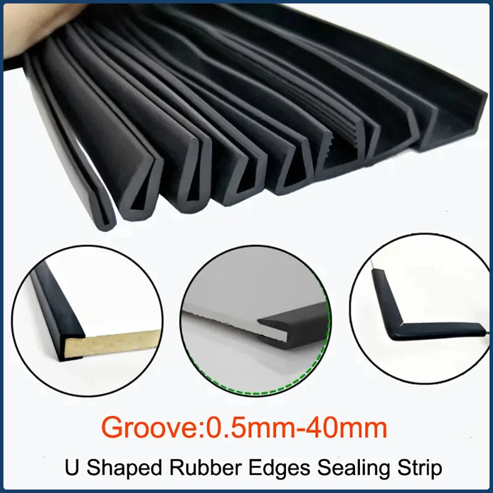 Black U Shaped Rubber Edge Sea - Panel Line Marker review and price
