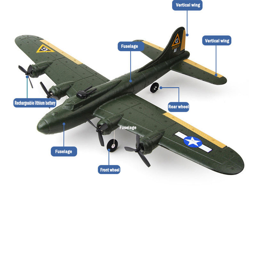 FX817 B17 RC Plane 2.4G 2CH Fi - Model Kit Spitfire review and price