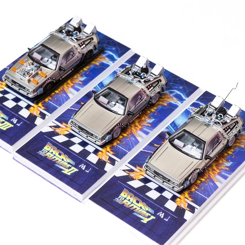 MJ 1:64 back to the future DeL - Model Kit Pg review and price